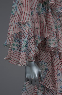 Lot 216 - An Ossie Clark/Celia Birtwell printed chiffon '...
