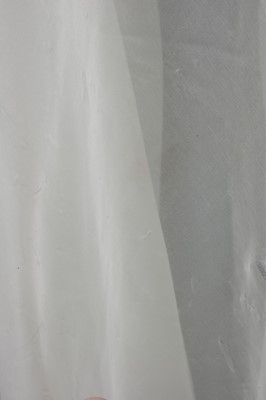 Lot 91 - An ivory chiffon nightdress, 1950s, with lace...