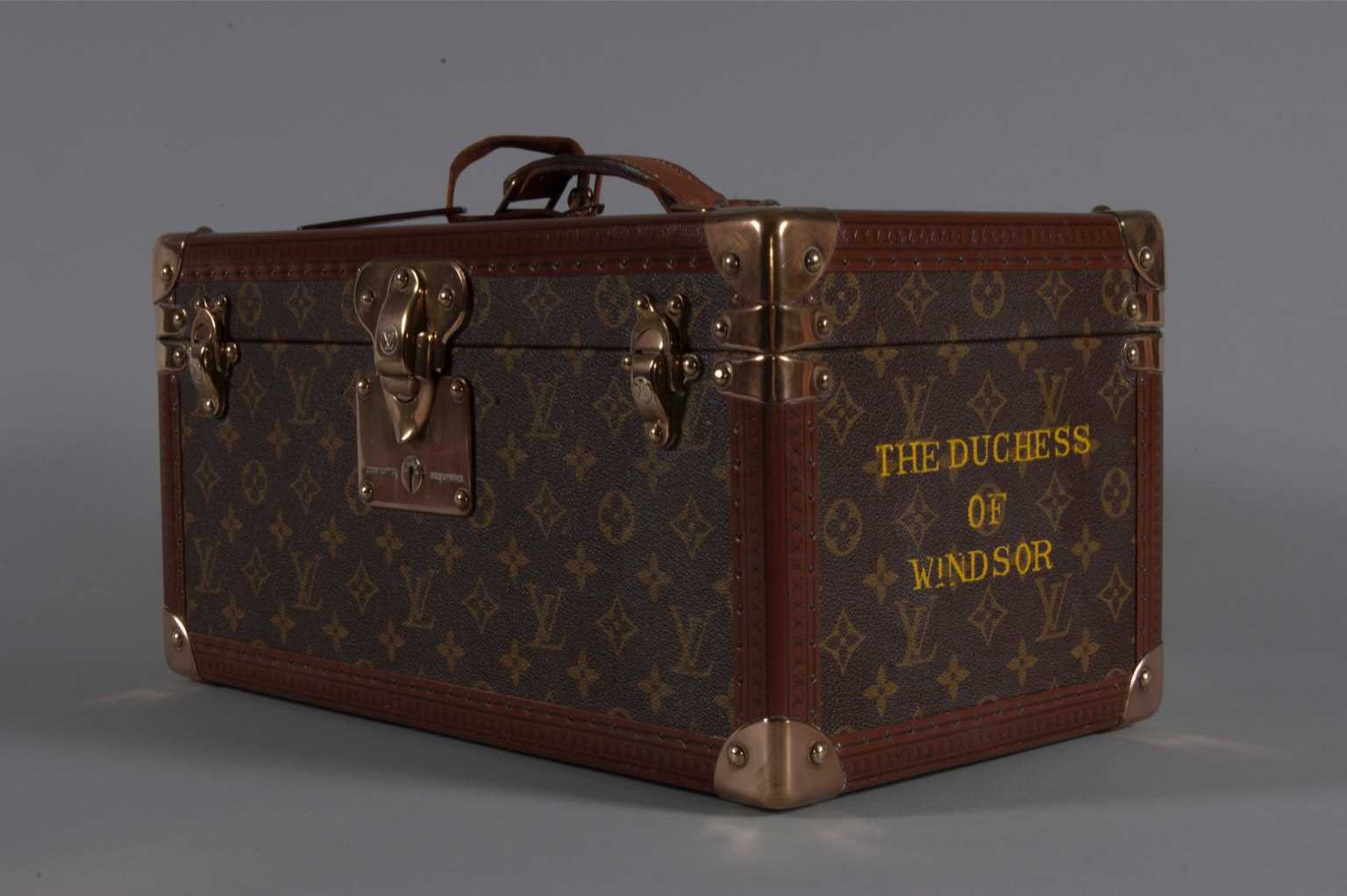 Lot 105 - The Duchess of Windsor's Louis Vuitton vanity...