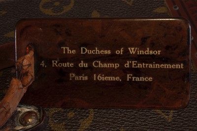 Lot 105 - The Duchess of Windsor's Louis Vuitton vanity...