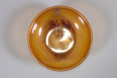Lot 89 - A tortoiseshell bowl bearing the Windsor...