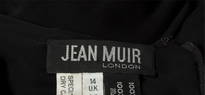 Lot 219 - A good Jean Muir sequined black jersey evening...