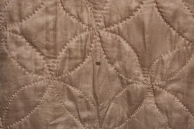 Lot 45 - A brocaded silk open robe 'à la polonaise',...