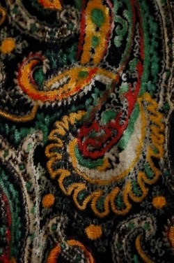 Lot 82 - A Burberry printed velvet evening jacket,...