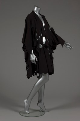 Lot 239 - A rare Yohji Yamamoto black cutwork cotton...