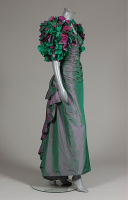 Lot 241 - A Jean-Louis Sherrer couture shot silk evening...