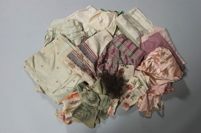 Lot 49 - A quilted ivory silk petticoat, circa 1760-80,...