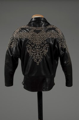 Lot 244 - Elton John's Jean-Claude Jitrois black leather...