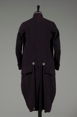 Lot 41 - A gentleman's striped wool tailcoat and...