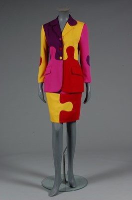 Lot 264 - A Moschino 'Jigsaw' suit, early 1990s, Cheap &...