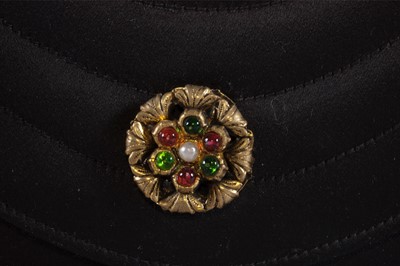 Lot 9 - A Chanel quilted satin evening bag, 1980s,...