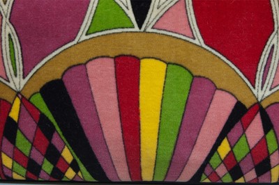 Lot 1 - A Pucci printed velvet bag, 1960s, labelled...