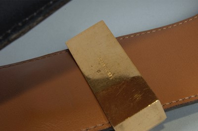 Lot 2 - An Hermès collier de chien belt and wristlet,...