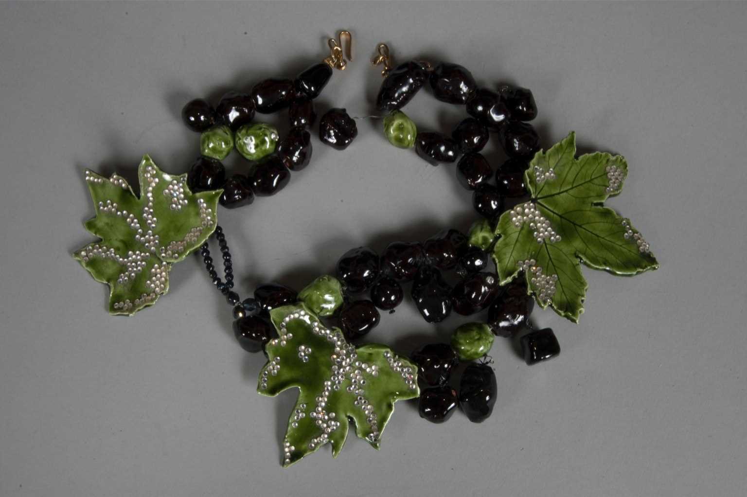 Lot 12 - A Givenchy porcelain necklace, haute couture...