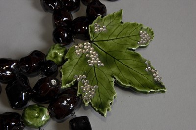 Lot 12 - A Givenchy porcelain necklace, haute couture...