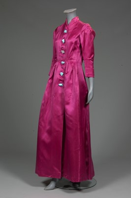 Lot 84 - A rare Schiaparelli shocking pink satin...