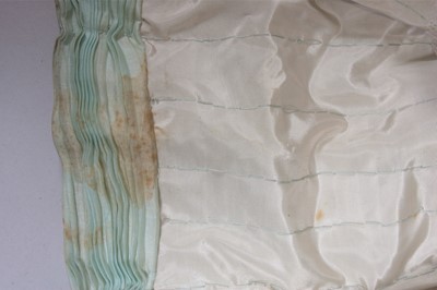 Lot 146 - A Sybil Connolly pleated linen evening...