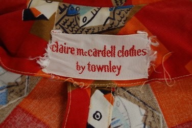 Lot 152 - A Claire McCardell for Townley printed cotton...