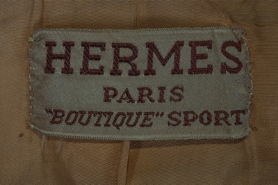 Lot 149 - An Hermès 'boutique' Sport olive green wool...