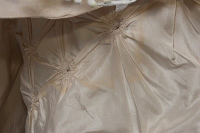 Lot 123 - A Serge Kogan couture ivory taffeta...