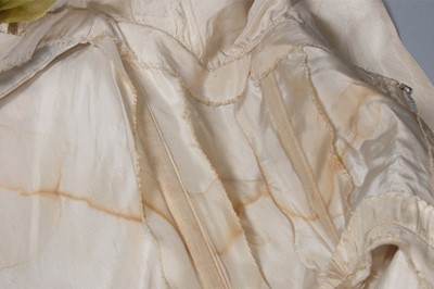 Lot 123 - A Serge Kogan couture ivory taffeta...