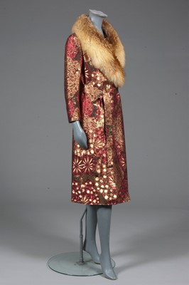 Lot 151 - A Christian Dior couture evening coat, late...