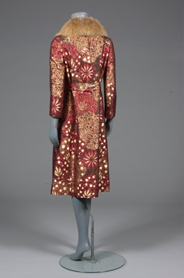 Lot 151 - A Christian Dior couture evening coat, late...