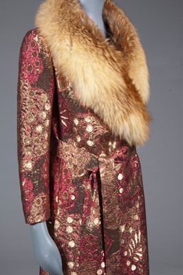 Lot 151 - A Christian Dior couture evening coat, late...