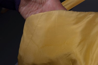 Lot 150 - A Givenchy haute couture brilliant yellow silk...