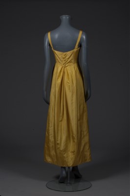 Lot 150 - A Givenchy haute couture brilliant yellow silk...