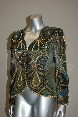Lot 118 - A Gianni Versace jewelled and stencilled...