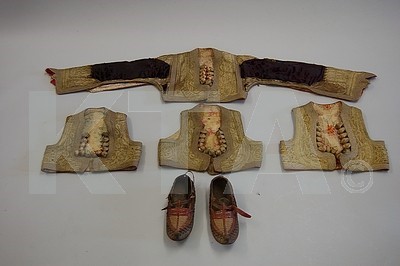 Lot 35 - Richly embroidered infant waistcoats, Albanian,...