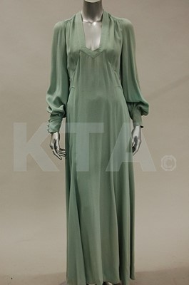 Lot 22 - Two Ossie Clark for Radley moss crepe dresses,...