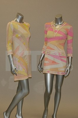 Lot 37 - Two Emilio Pucci printed silk jersey mini...