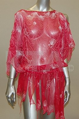 Lot 41 - A Zandra Rhodes Shell print tunic, 1973,...