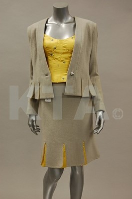 Lot 78 - A Bruce Oldfield cocktail suit, 1980s, couture...