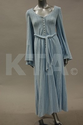 Lot 82 - A Biba blue towelling robe, early 1970s, with...