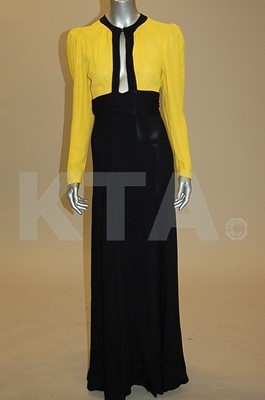 Lot 7 - An Ossie Clark for Radley yellow and black...