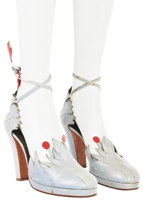 Lot 152 - A pair of rare Manolo Blahnik for Zapata...
