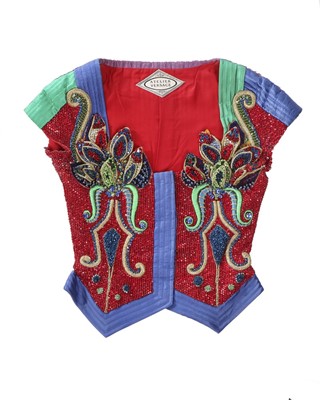 Lot 29 - A Gianni Versace rhinestone encrusted and...