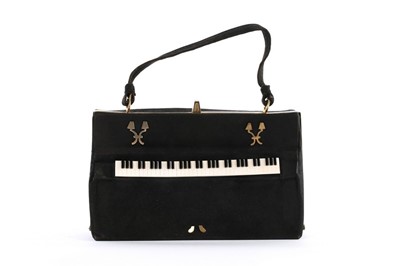 Lot 3 - A rare Anne Marie novelty 'Piano' handbag,...