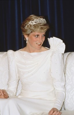 Lot 252 - Princess Diana's fine and rare Emanuel ivory...