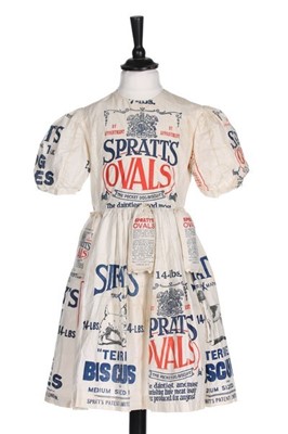 Lot 63 - A rare Spratt's Dog Biscuits advertising dress...
