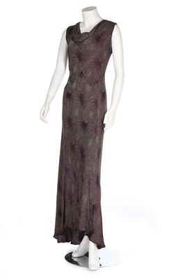 Lot 31 - An Eniel of Newcastle-on-Tyne bias-cut lamé...