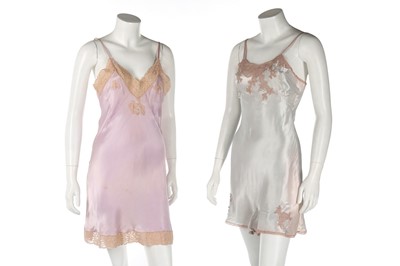 Lot 60 - A good group of nightgowns and lingerie, 1930s-...