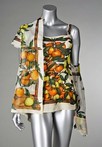 Lot 160 - An Hrmes citrus print swimming costume and two...