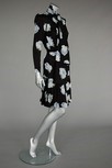 Lot 166 - An Yves Saint Laurent couture rose-printed...