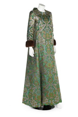 Lot 148 - A Sarmi brocatelle evening ensemble, mid 1960s,...