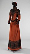 Lot 72 - A rare John Redfern walking suit, circa 1889,...