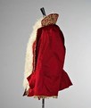 Lot 73 - A rare John Redfern burgundy ottoman silk...